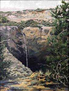 Overlook Park Waterfall by Stephanie West, Image 1.