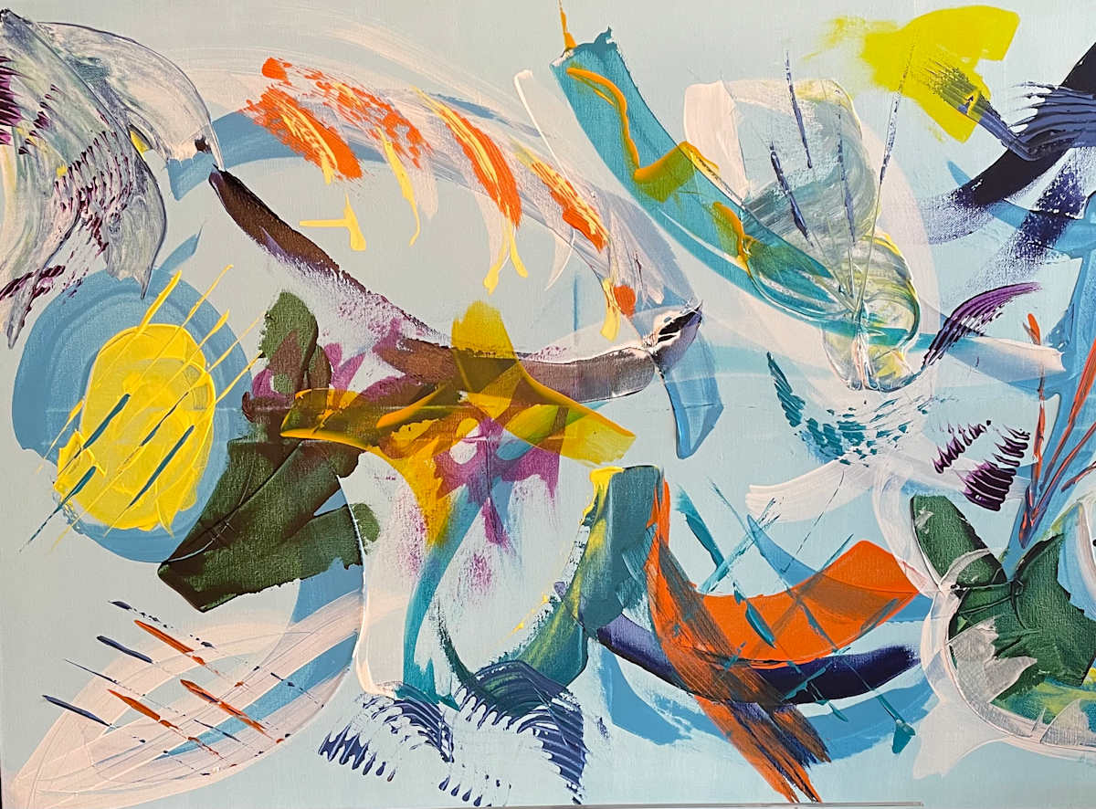 Evolution by Jani Klun  Image: Representing the evolution of form and matter balanced with vibrant forms and subtle lines of movement