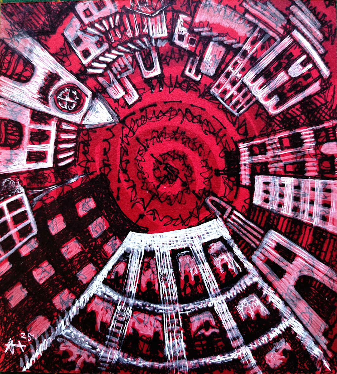 FISH EYE PERSPECTIVE (MINIATURE) by Alexander Botha, Image 1.