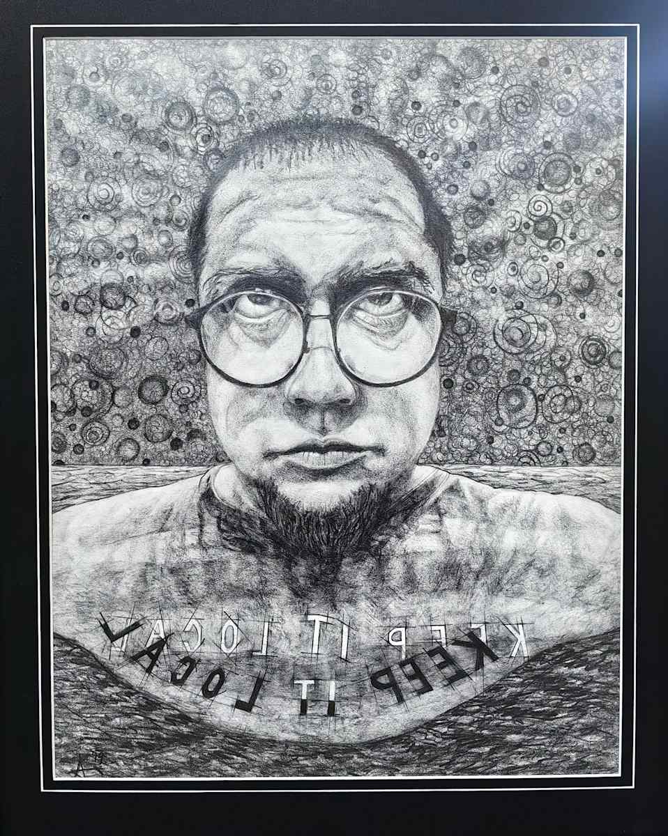 KEEP IT LOCAL (SELF PORTRAIT) by Alexander Botha, Image 1.