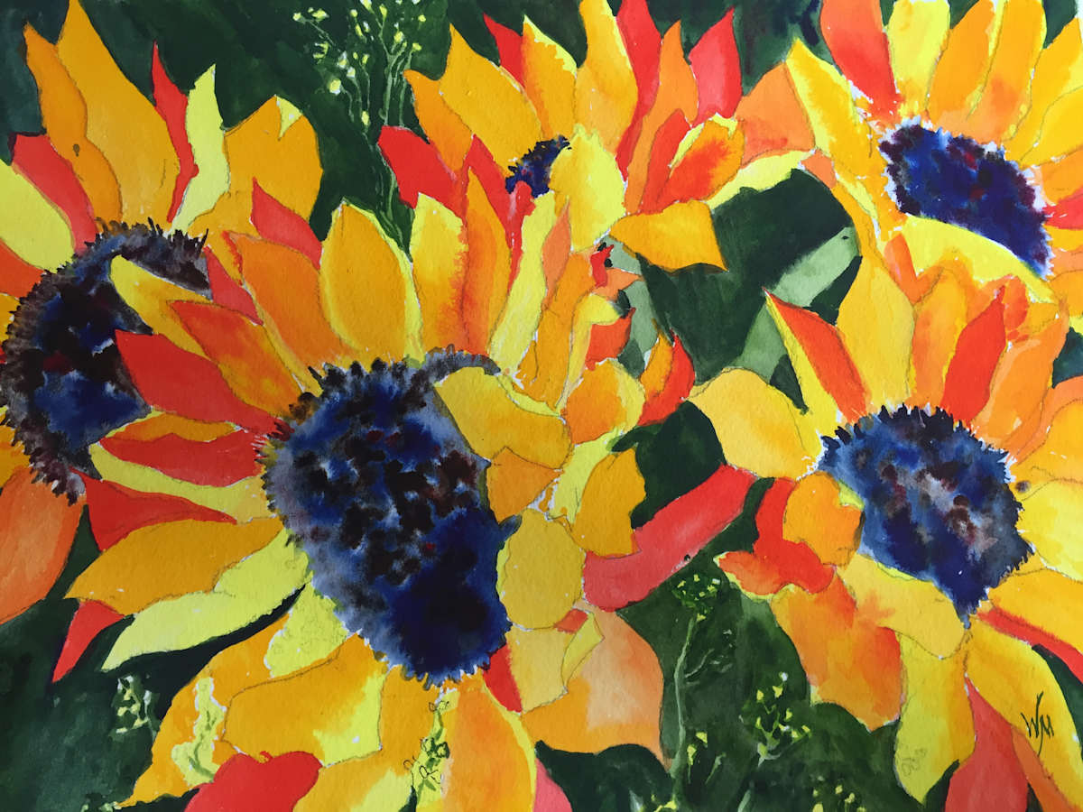 Sunflower Dance by Wendy Marshall 