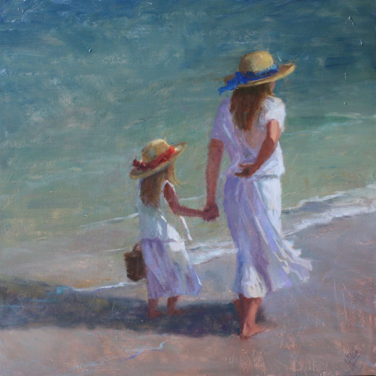 Beach Walk by Hope Reis Art Studio 