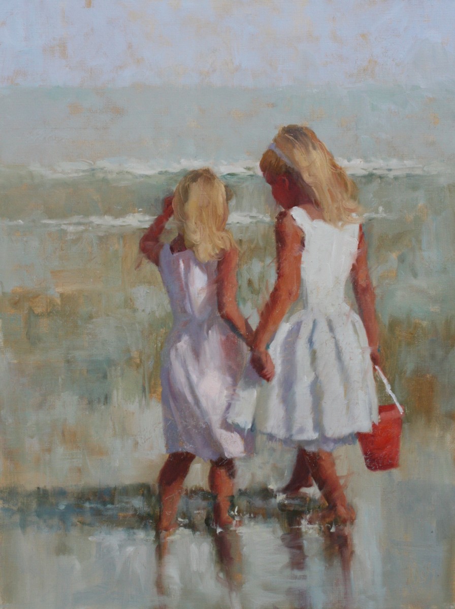 Sisters Forever 2 by Hope Reis Art Studio 