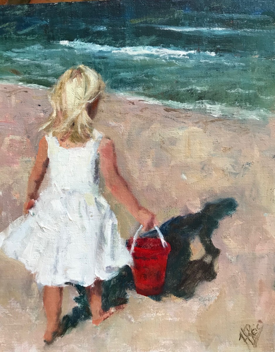 BEACH SHADOWS by Hope Reis Art Studio 