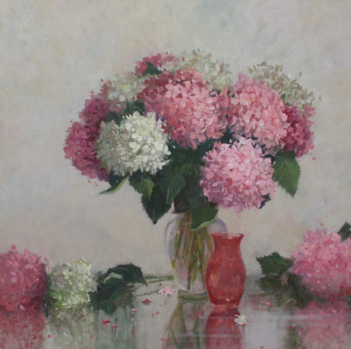 Judy's Hydrangeas by Hope Reis Art Studio 