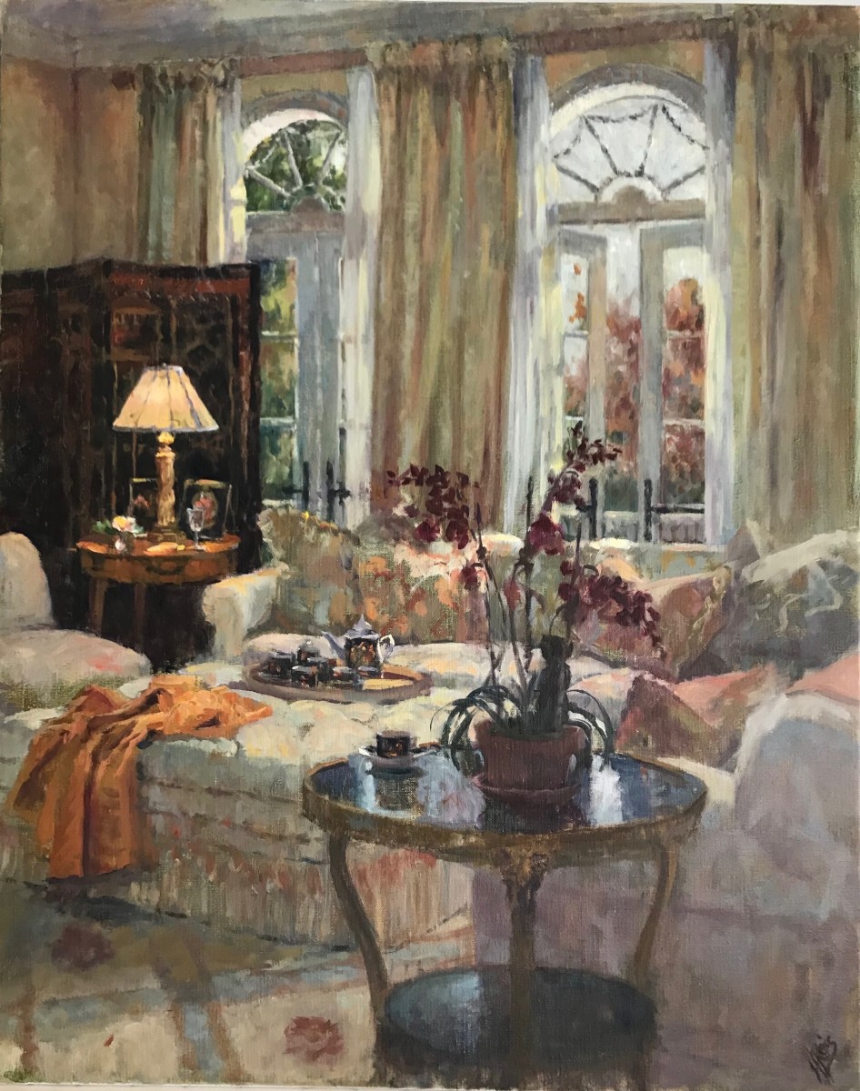 The Gold Coat by Hope Reis Art Studio, Image 1.