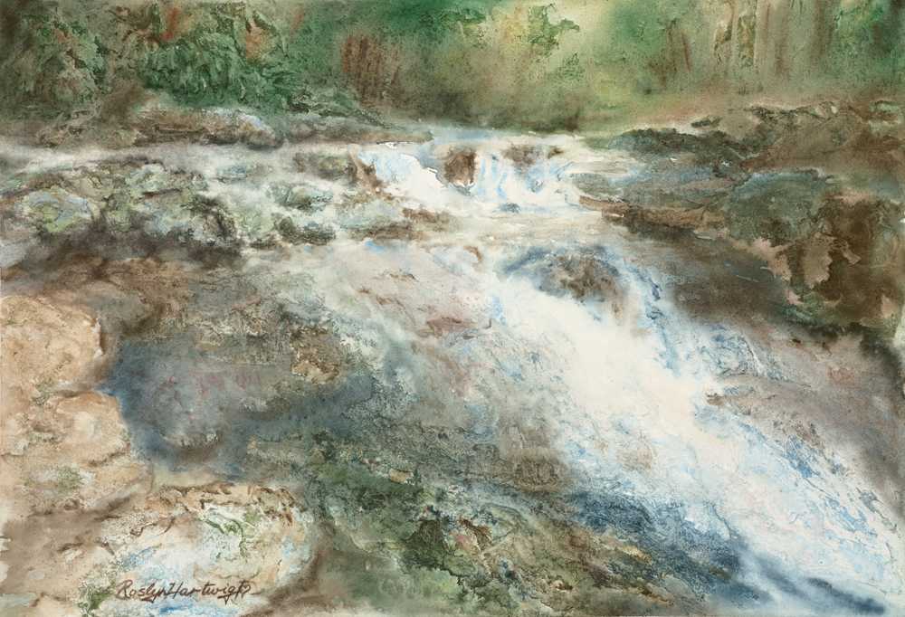 The journey transforms the solid ground by Roslyn Hartwig 