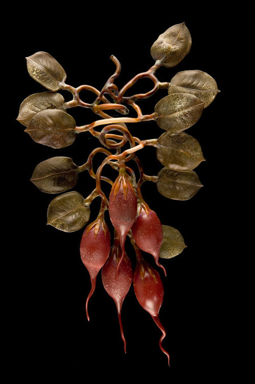 Garnet Pods by Kathleen Elliot 