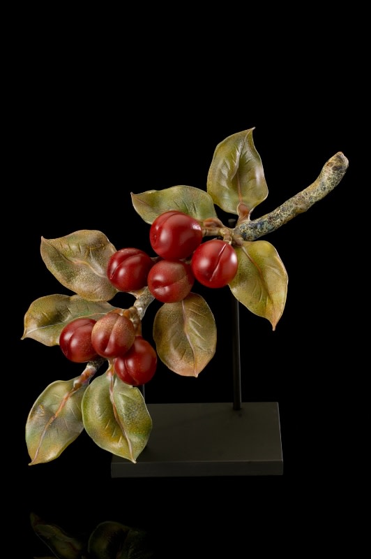 Red Plum Cluster by Kathleen Elliot 