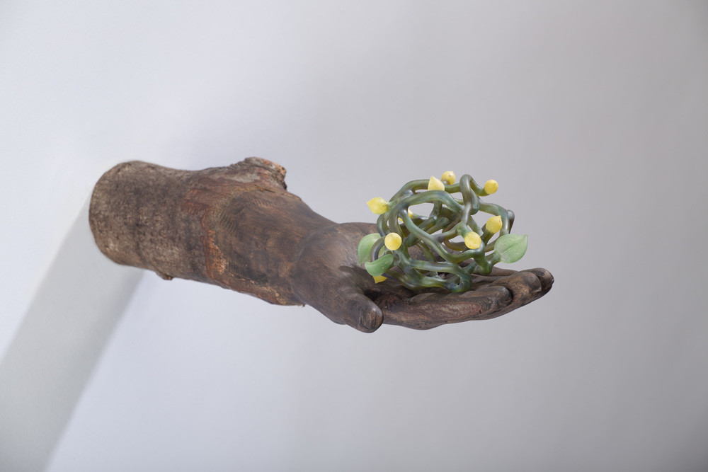 Offerings #4, Vine Ball by Kathleen Elliot 