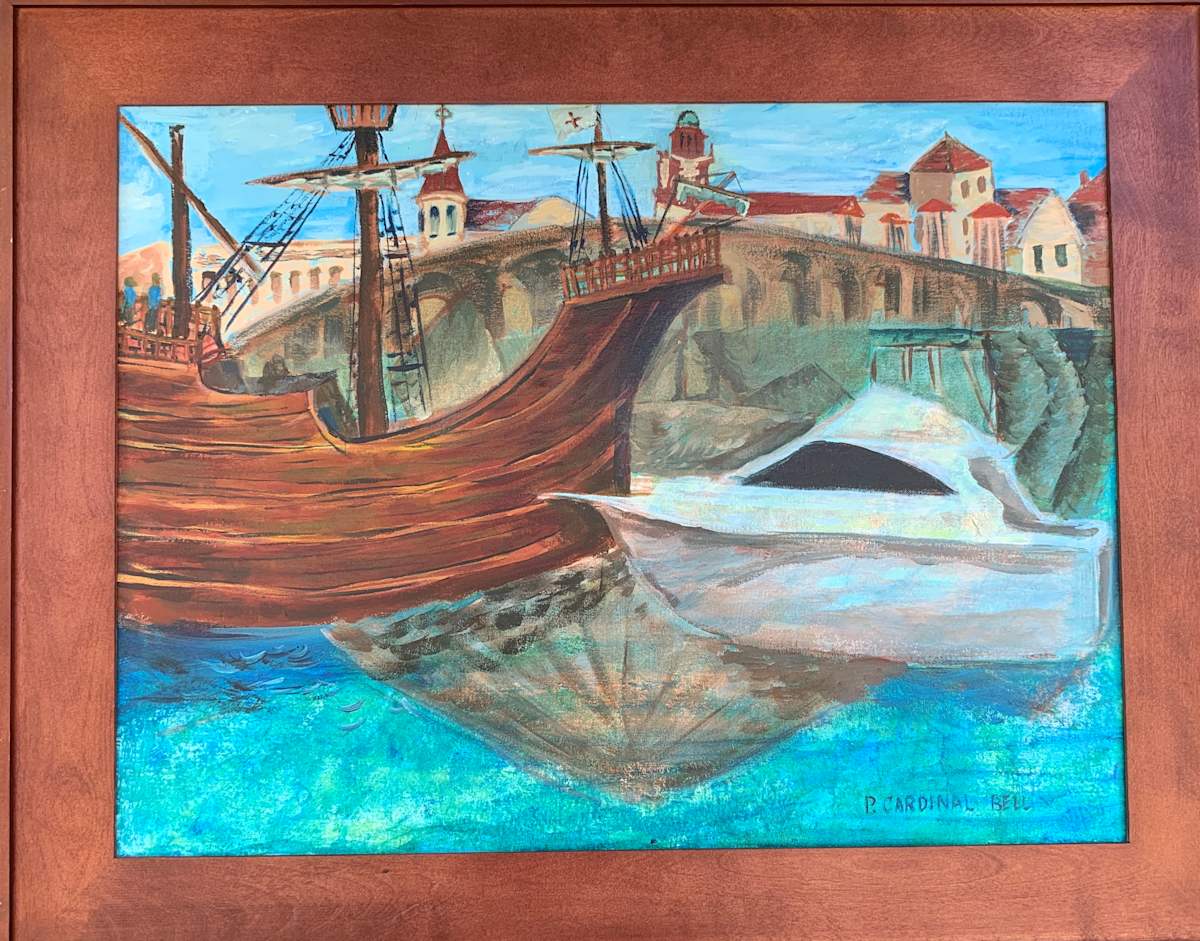 St. Augustine harbor by Pamela Bell, Image 1.