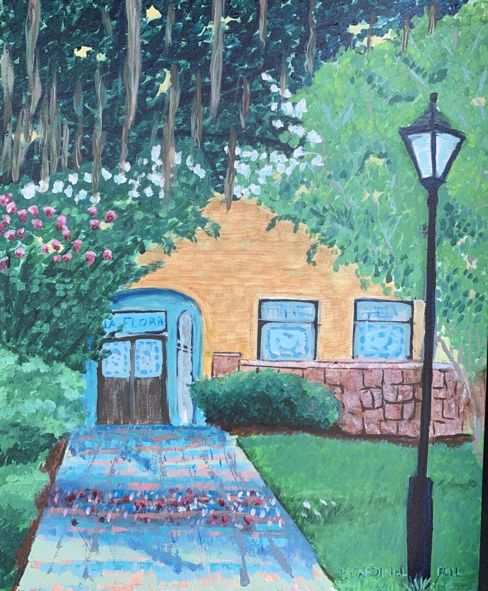 Villa Flora St. Augustine Fl by Pamela Bell 