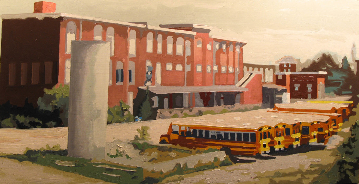 Bus Lot by Randy Swann 