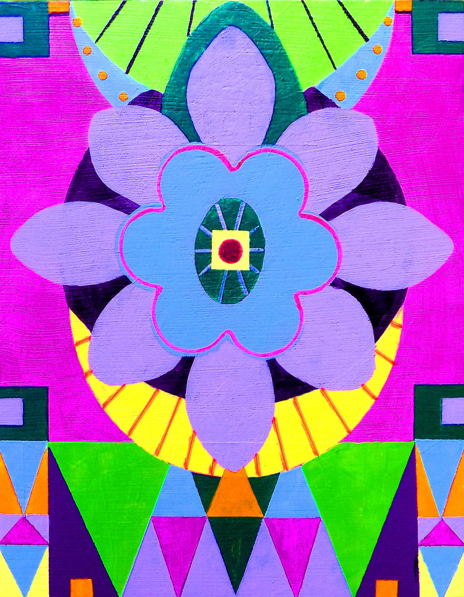 Conversations With Spirit 3  Image: Conversations With Spirit 3, acrylic on wood panel, 8" x 10"