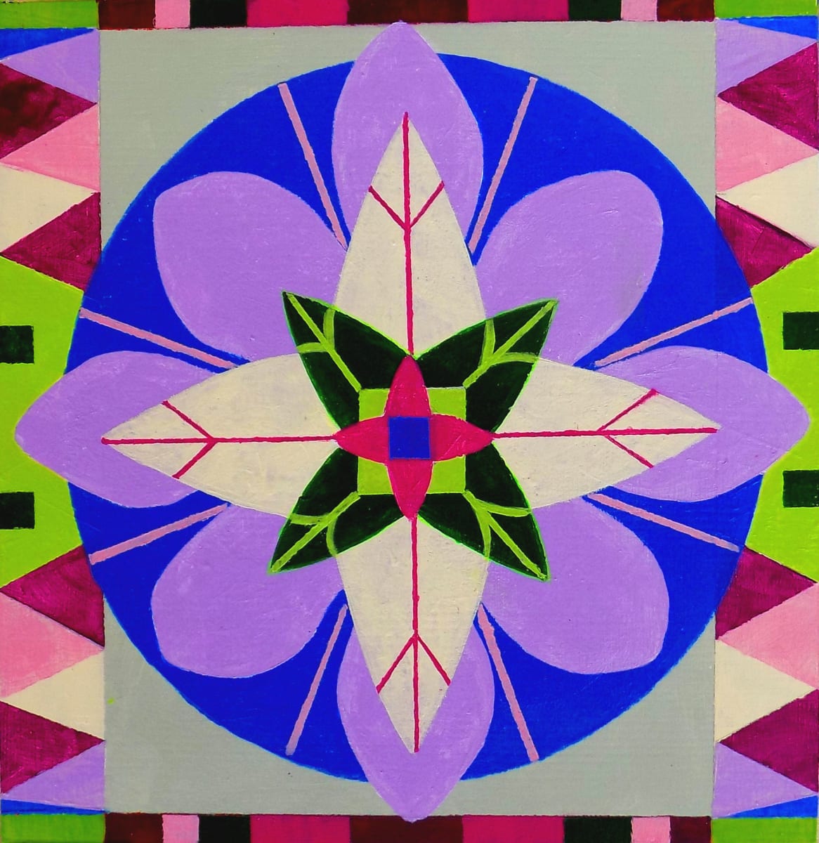 Star Map 6 by Asandra  Image: Star Map 6
Acrylic on wood panel
8" x 8" x 1"