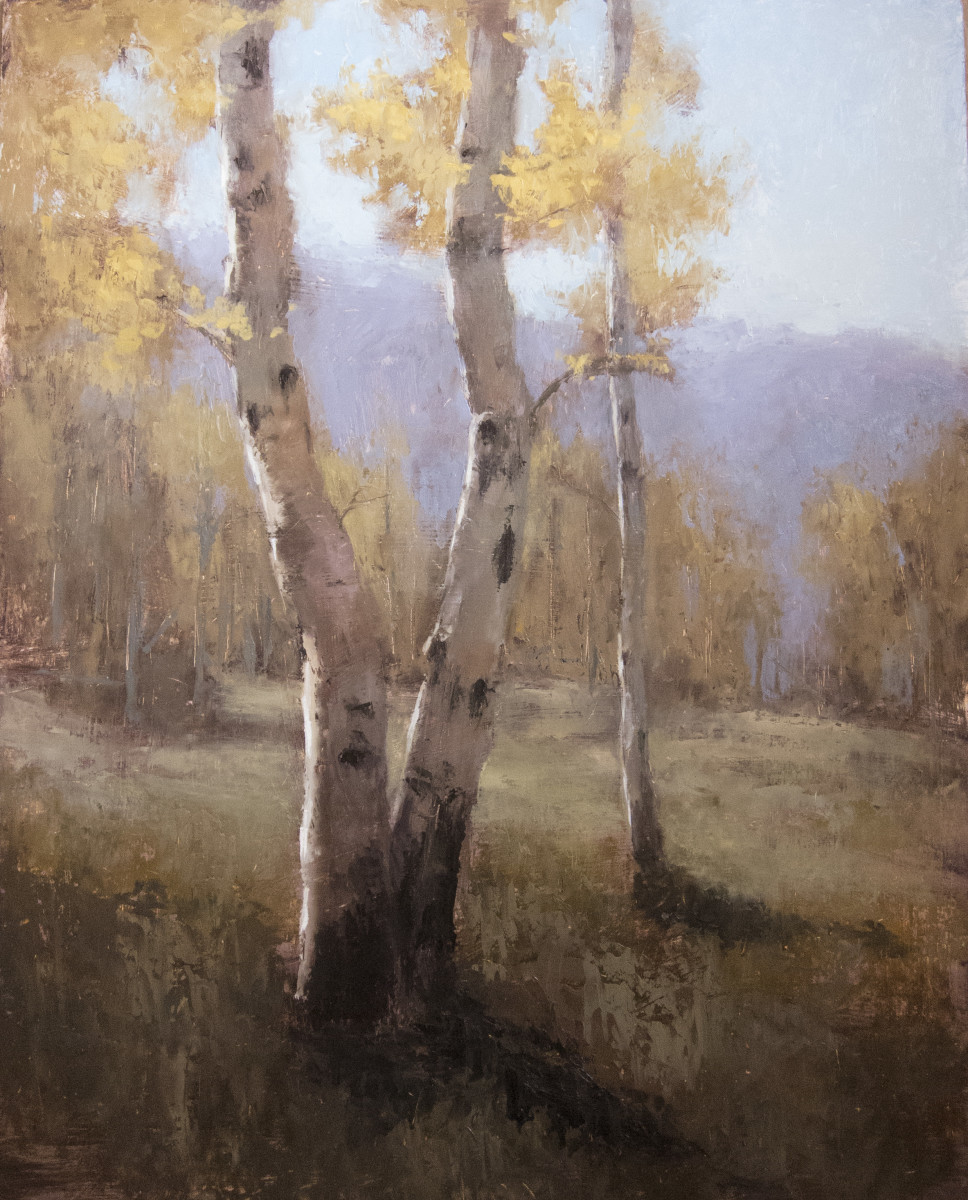 Autumn Aspens by Jane Hunt 