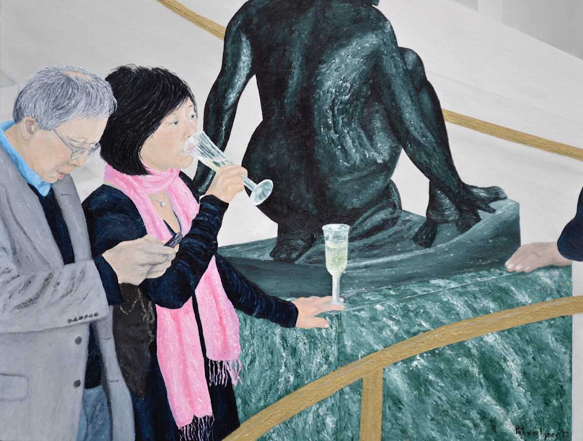 The Champagne Drinker by Patricia Hynes, Image 1.