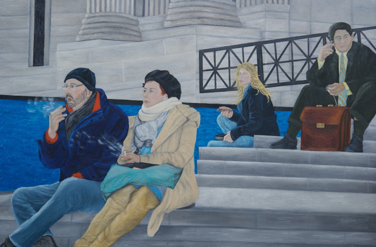 The Museum Goers by Patricia Hynes 