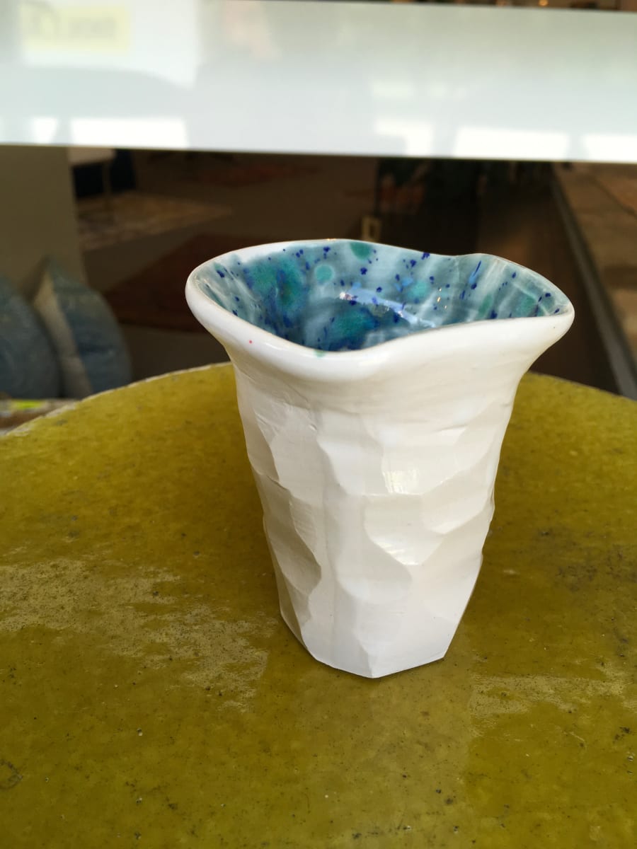 Hammered Juice Cup by Lucy Boland 