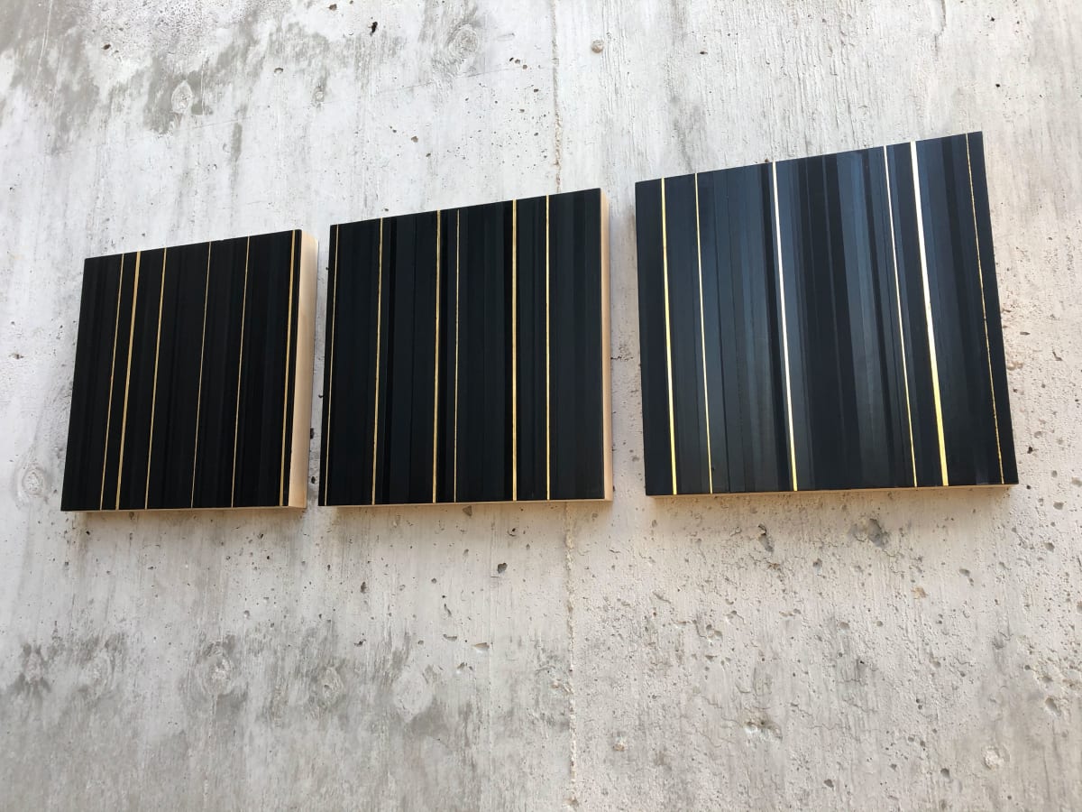 Alchemic Lines in Black and Gold by Aaron Mitchell Johnson 