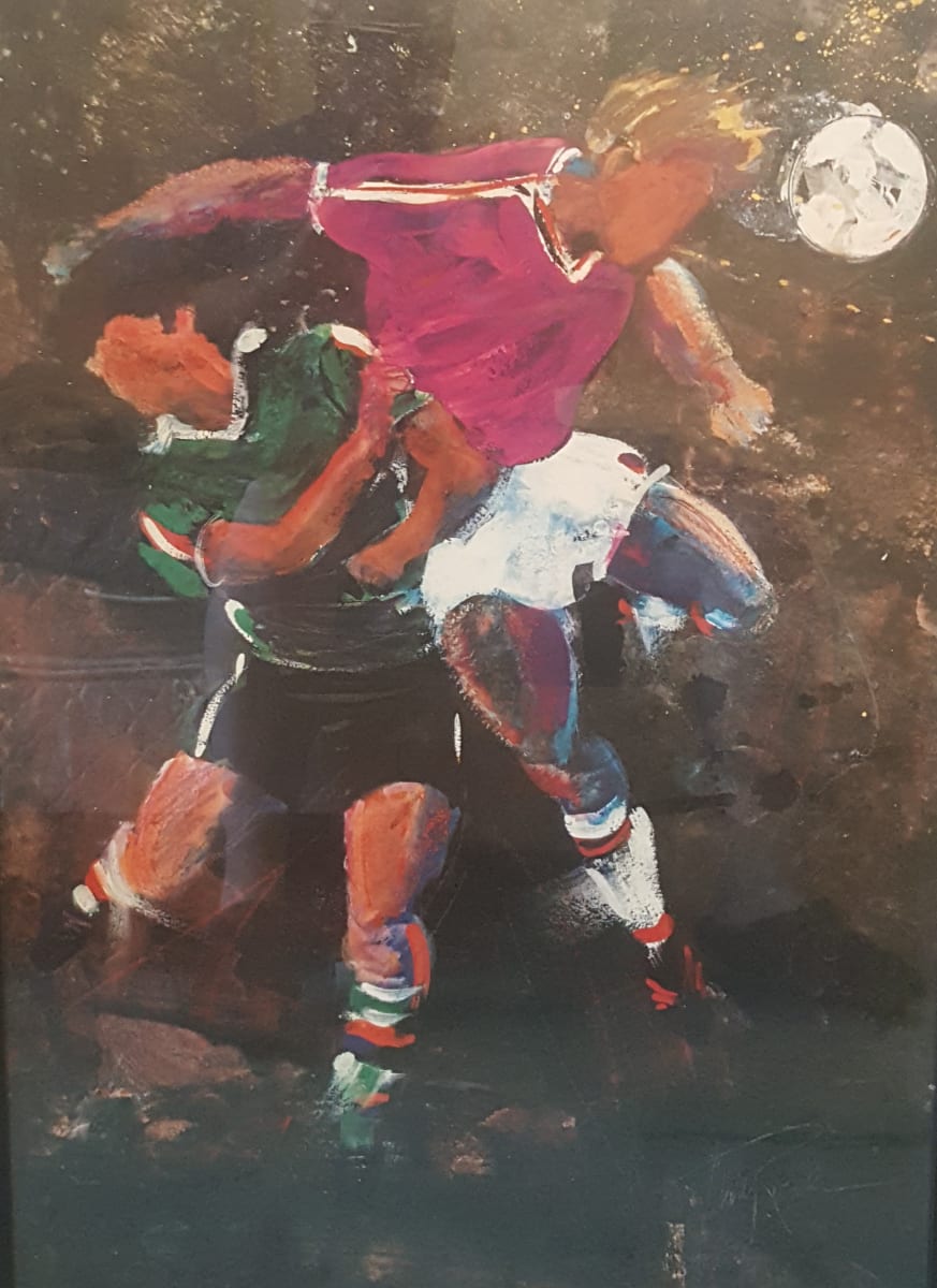 Soccer Players by Unknown 