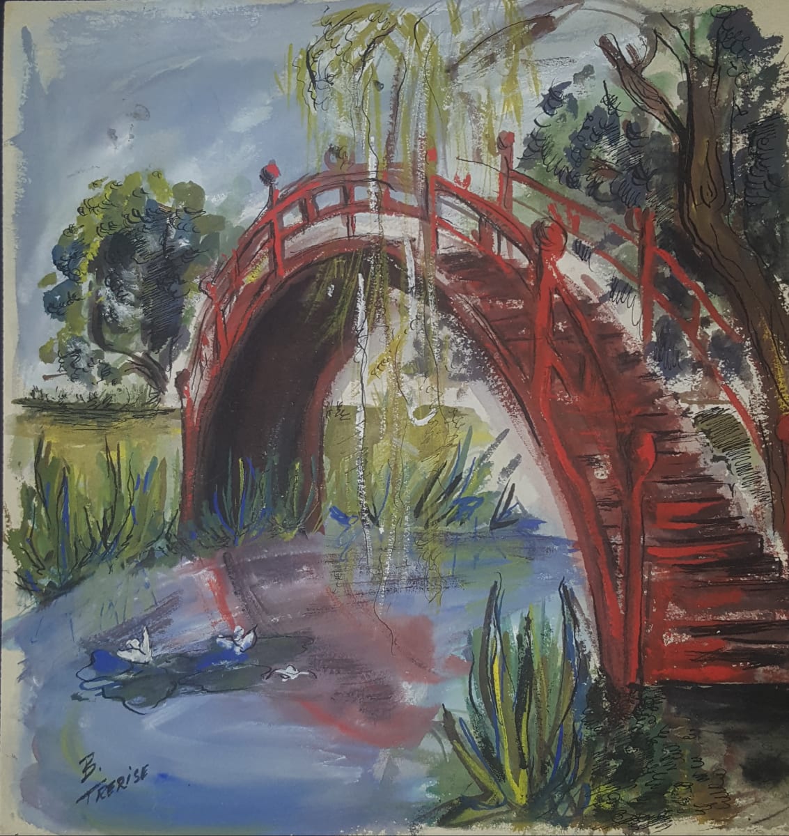 Red Bridge by B Trerise 