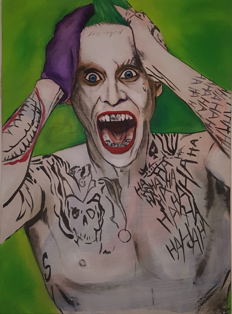 Jared Leto as the Joker by Lia Littlewood 