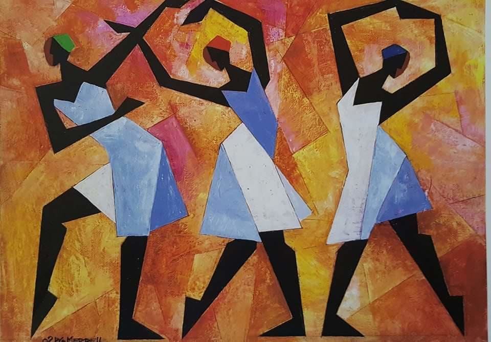 3 Dancers by Penelope Merrell 