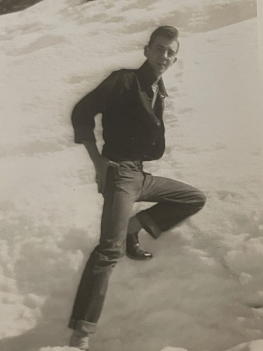 Balancing in Snow, Image 6.
