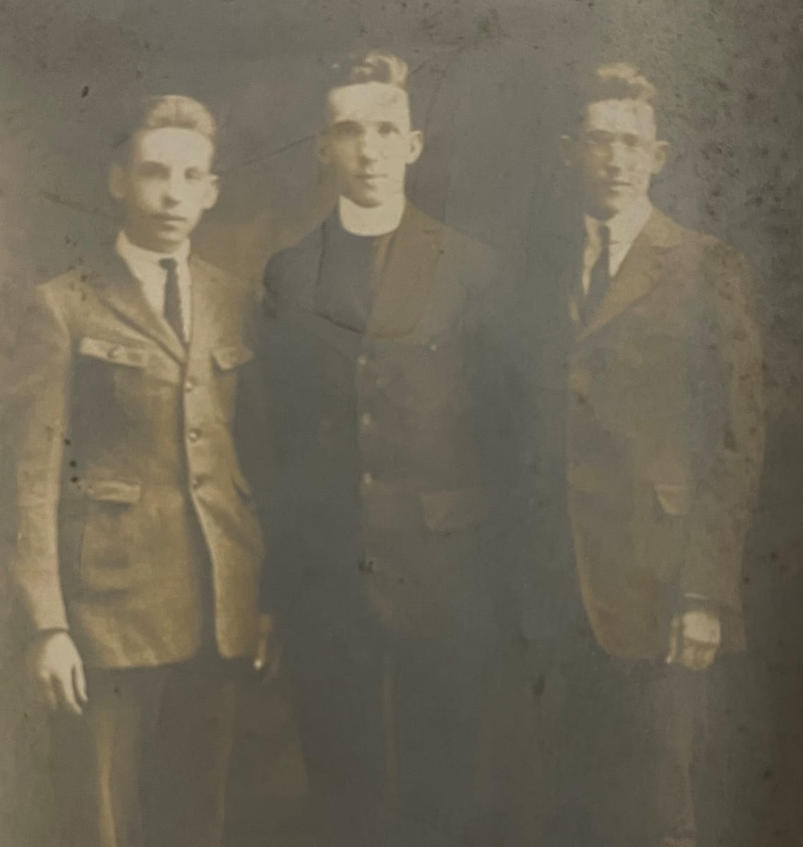 Priest and brothers, Image 1.