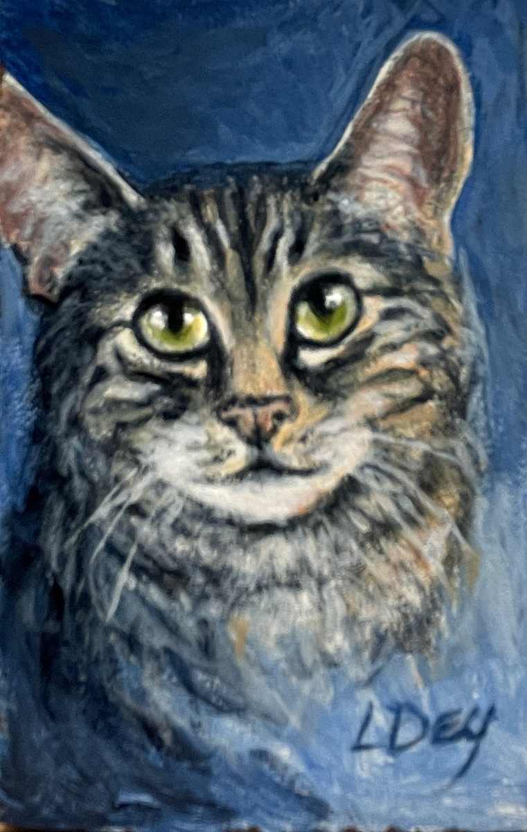 Timid Tiger by Lorraine  Dey, Image 1.