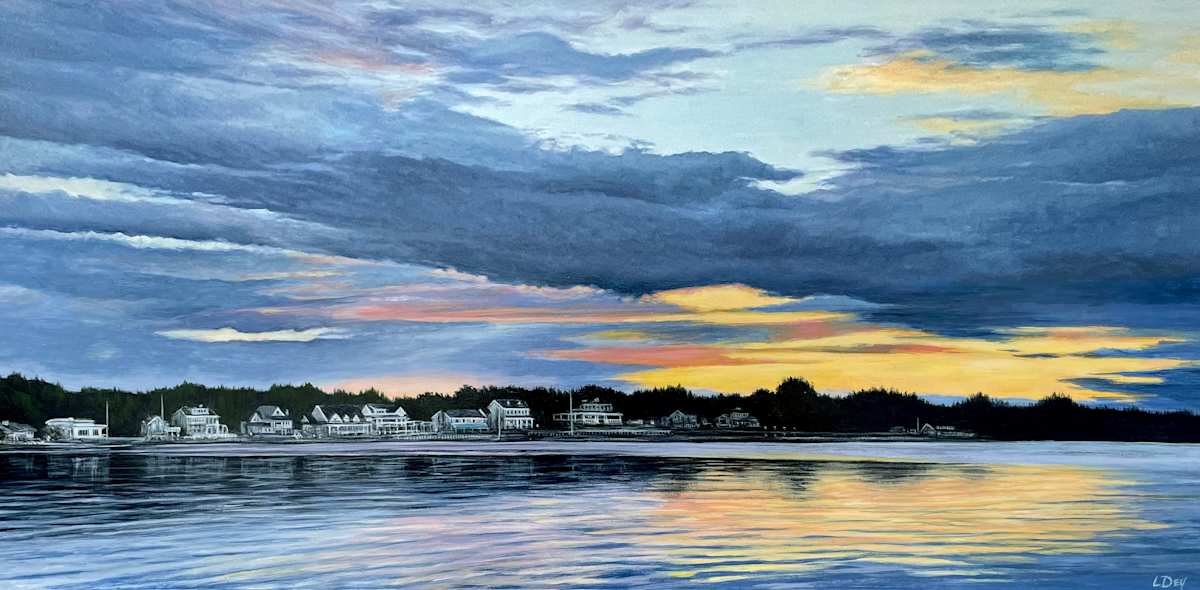 Shark River Vista by Lorraine  Dey 