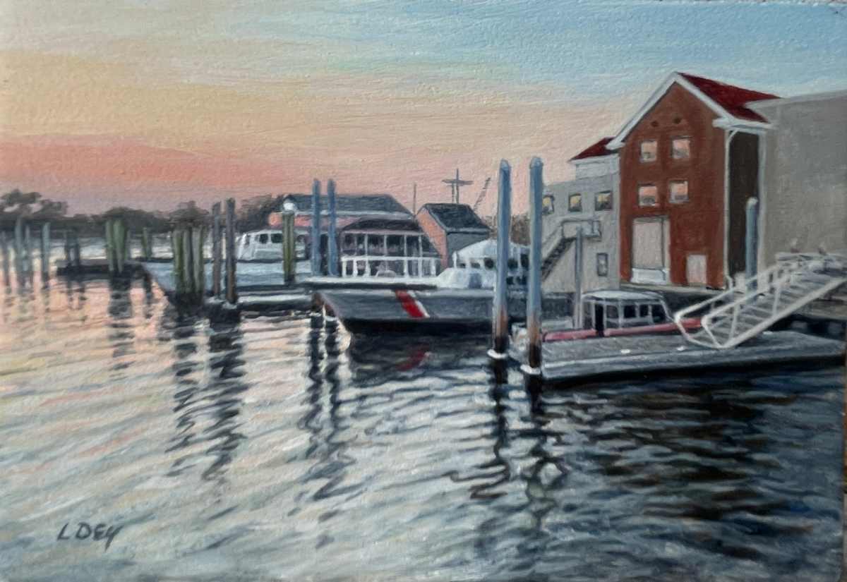 US Coastguard Evening Calm by Lorraine  Dey, Image 2.