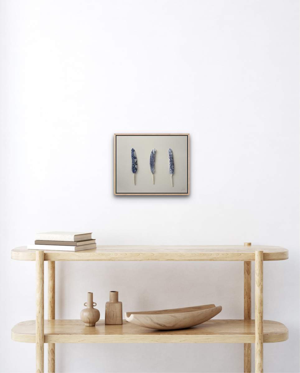Tapa Feather Mini’s 2 by Feauina Eves, Image 1.