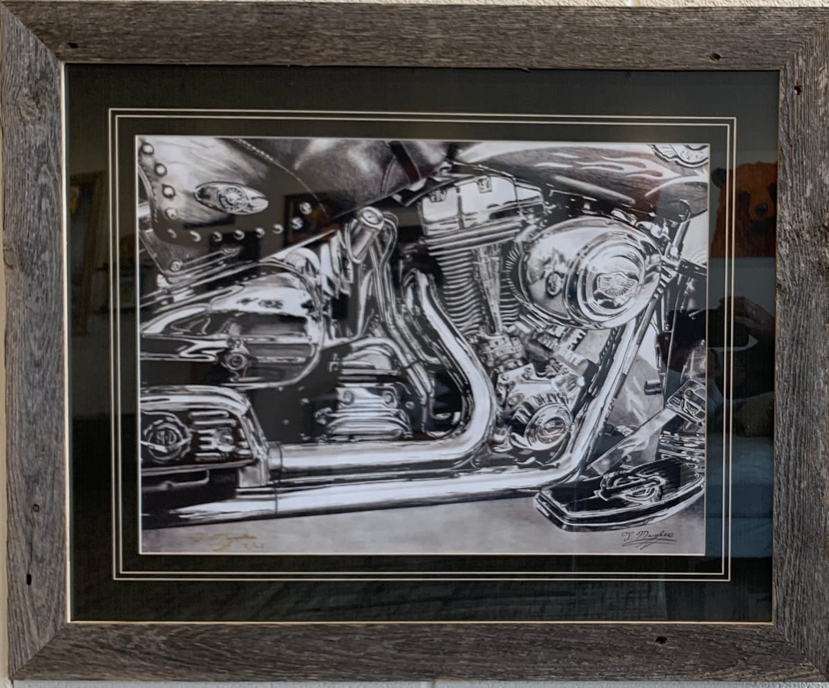 Leather And Chrome 2/25 by Tim Mandese 