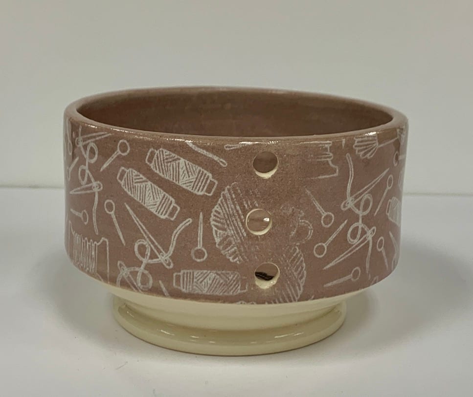 Yarn Bowl 2 by Corina Crump 