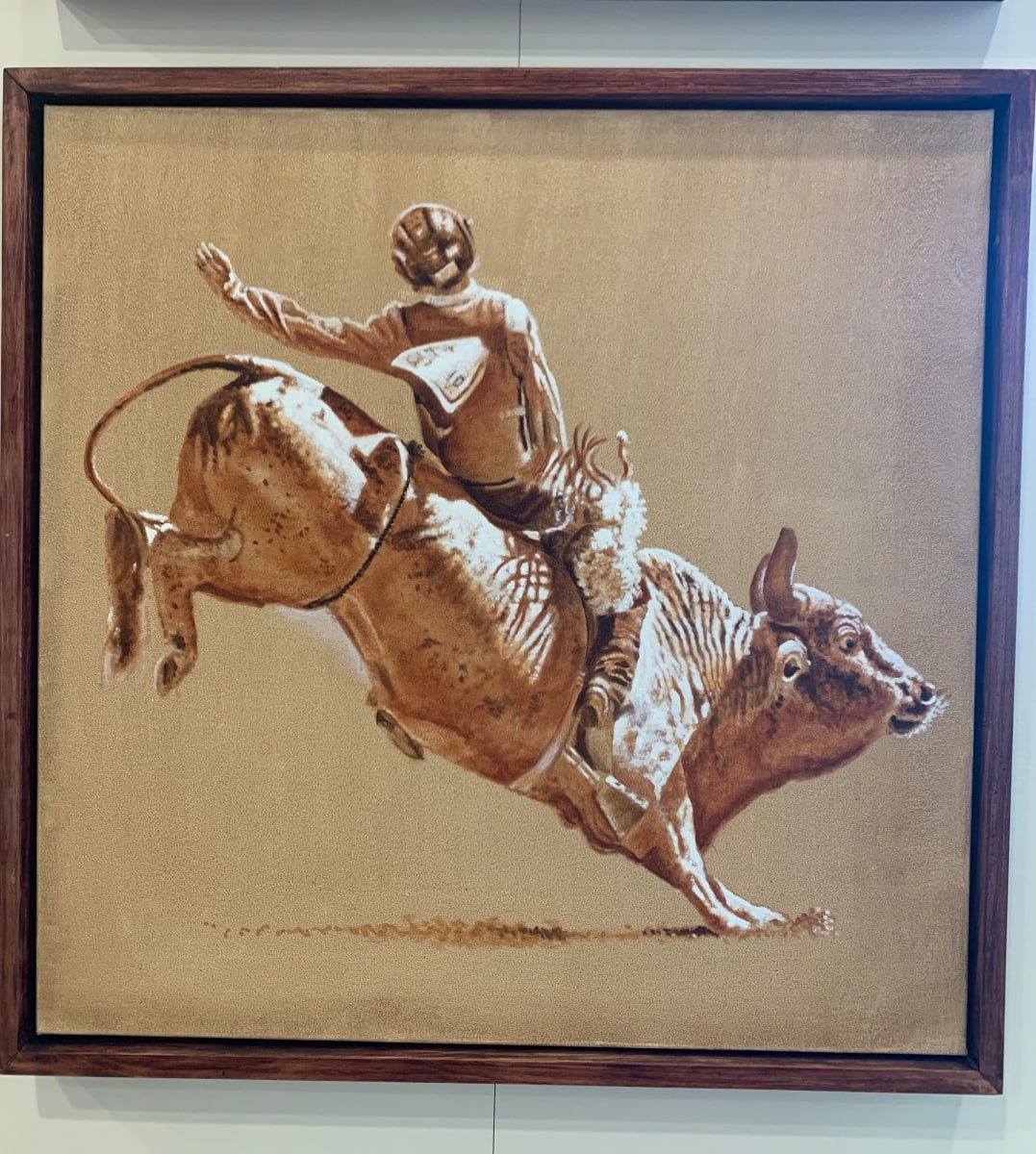 Saddle Sore by Mark Paxton  Image: bull rider