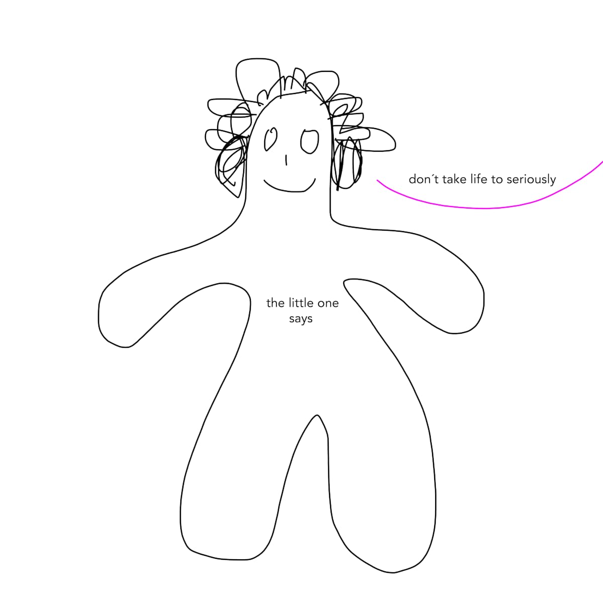 THE LITTLE ONE SAYS by Petronilla Hohenwarter 