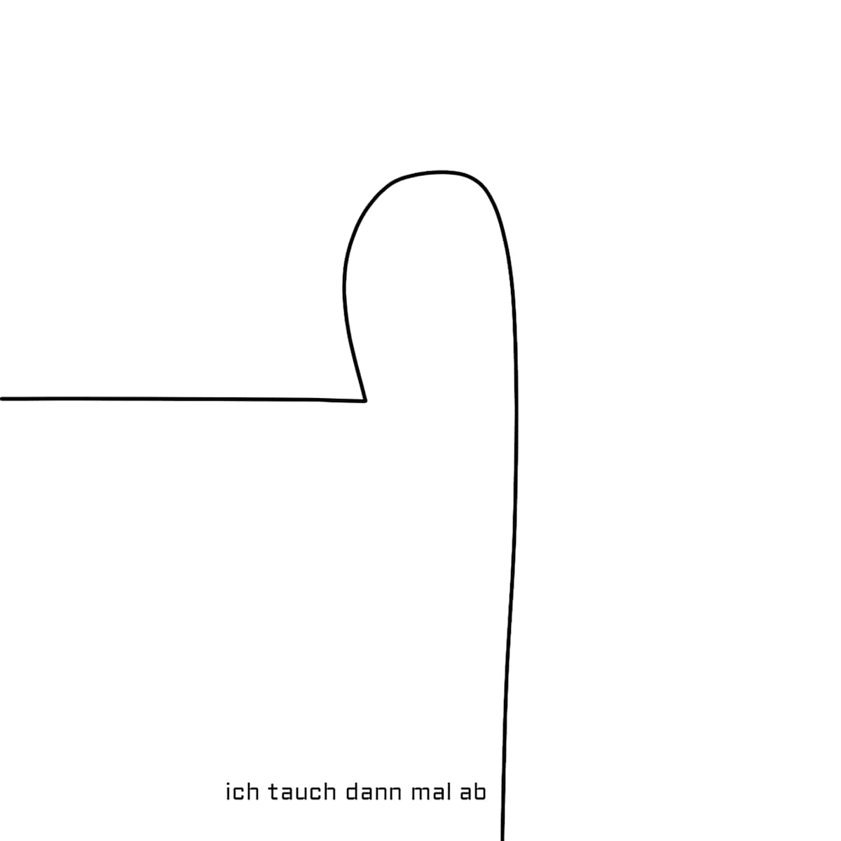 ICH TAUCH DANN MAL AB by Petronilla Hohenwarter 