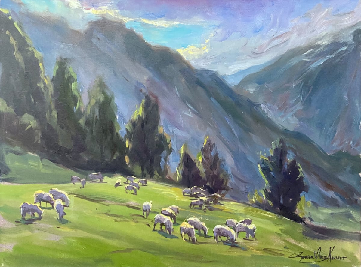 Sheep in Hapakun II by Gonzalo Ruiz Navarro 