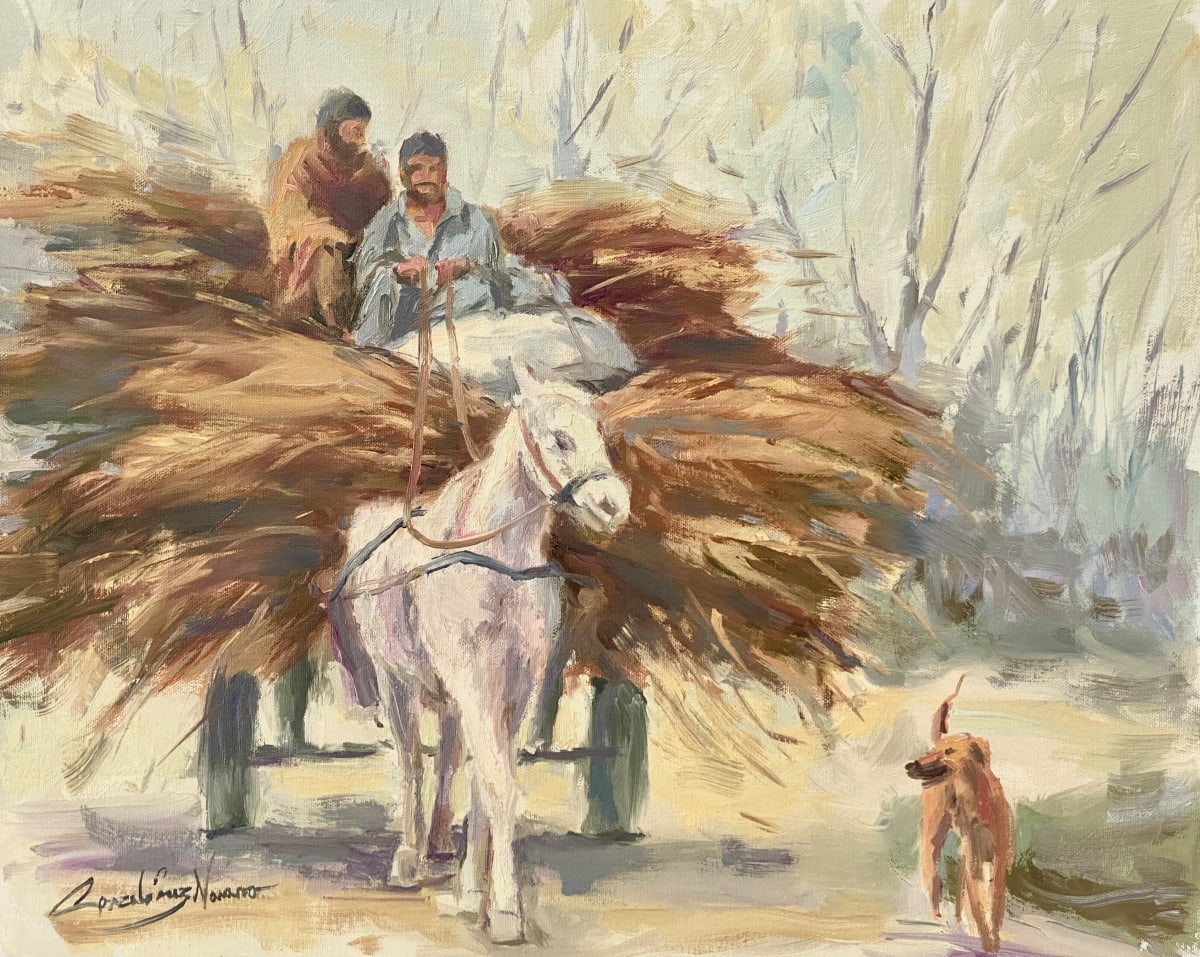 Hay Cart by Gonzalo Ruiz Navarro 