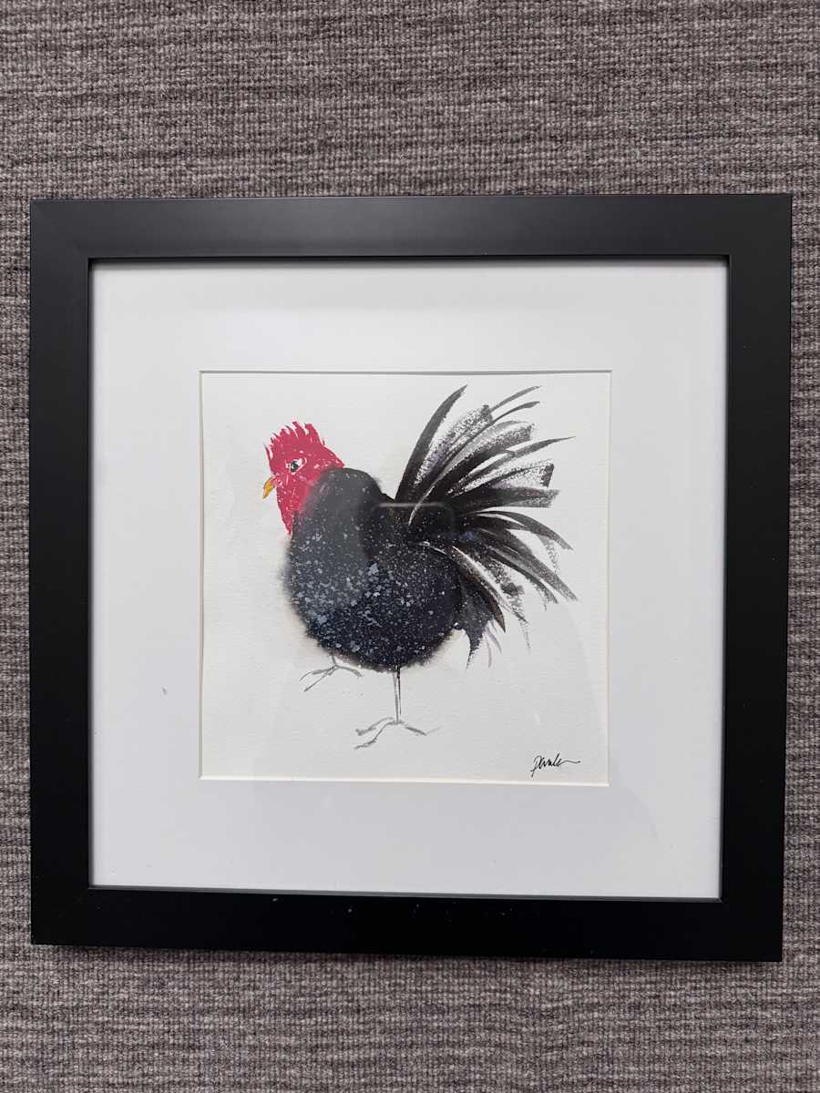 Chicken in a Frame by PAULA MOYERS, Image 1.