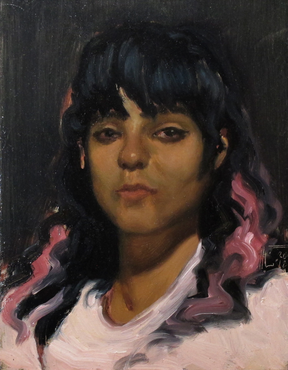 Pink Haired Girl by Layil Umbralux 