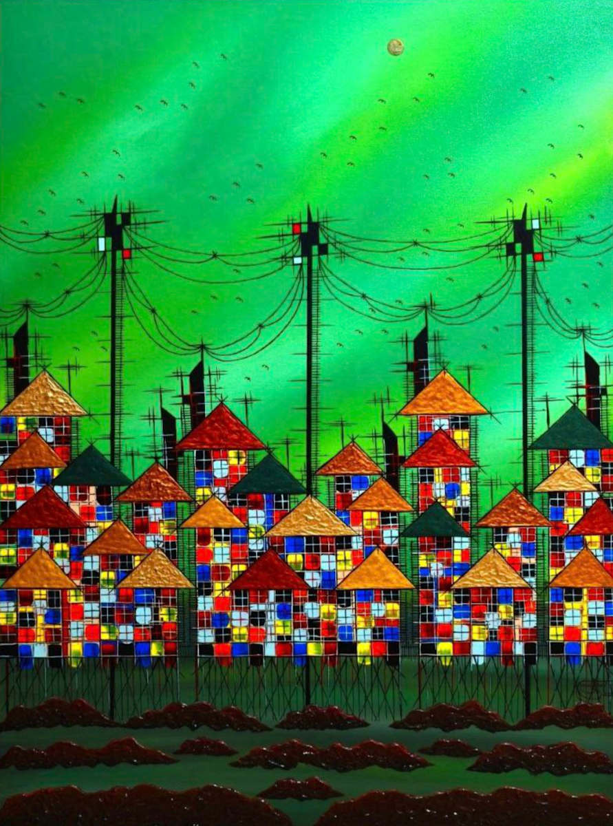 Green Day, Urban Series Version III by Allan Escober, Image 1.
