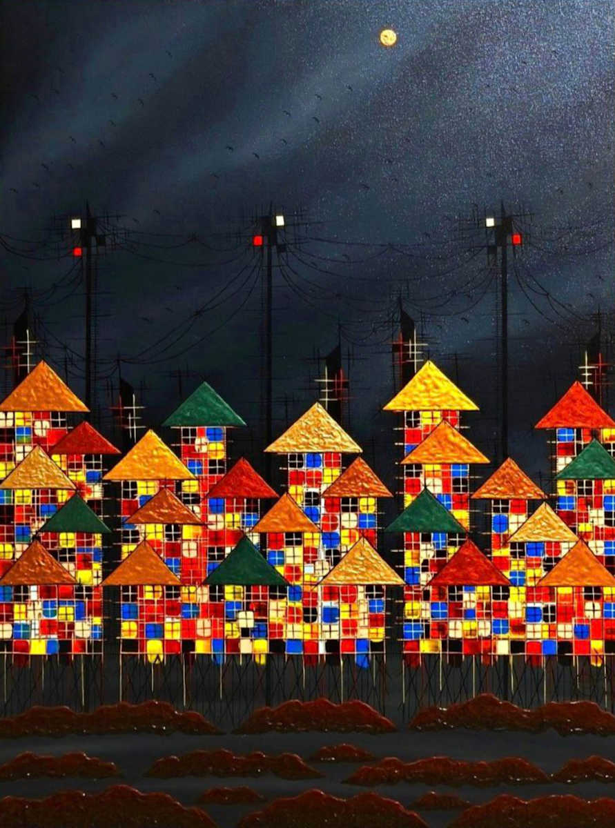 Dark Night, Urban Series Version III by Allan Escober, Image 1.