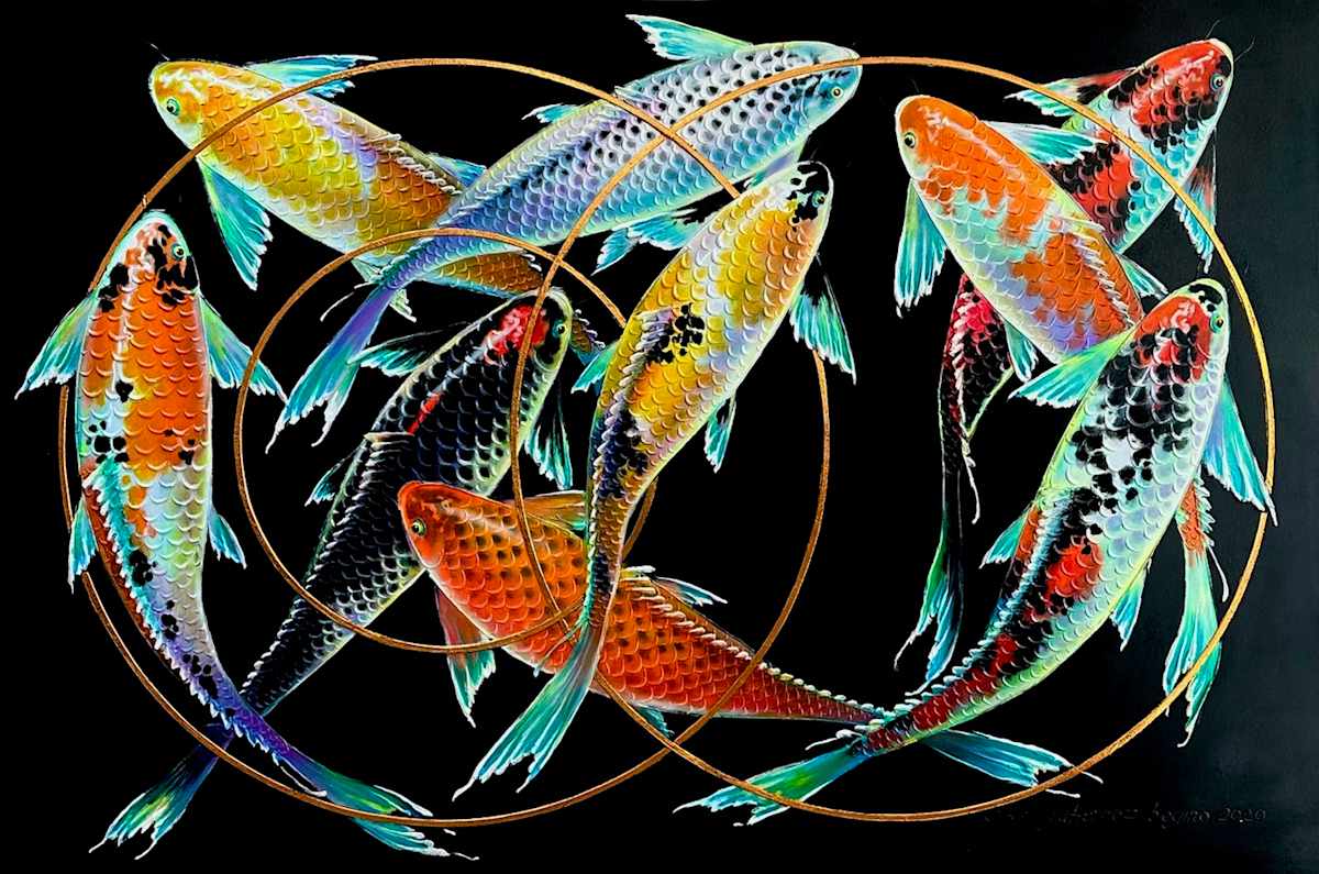 9 Lucky Koi Infinity 46 by Jojit Gutierrez Begino 