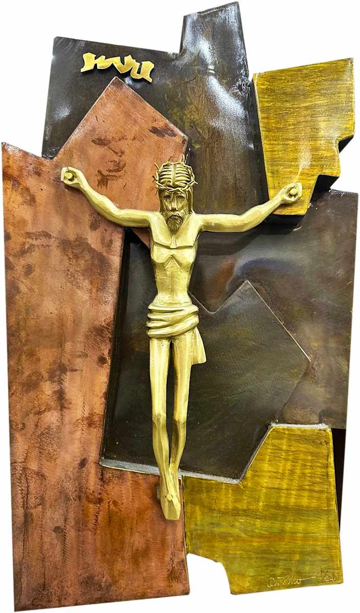 Crucifix in Shield #18 by Cameron Castrillo 