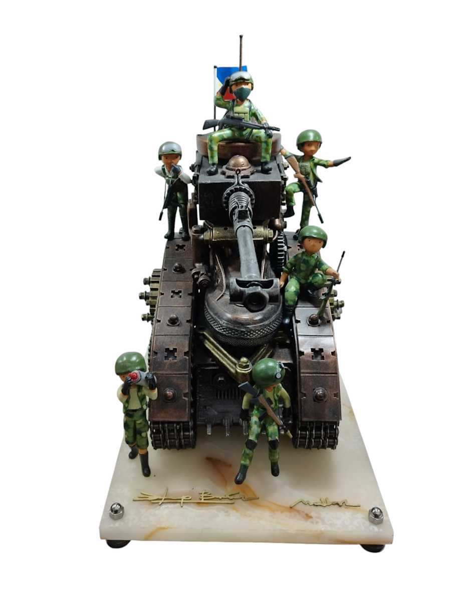 Chuck Taylor with Soldiers by Ram Mallari, Image 1.