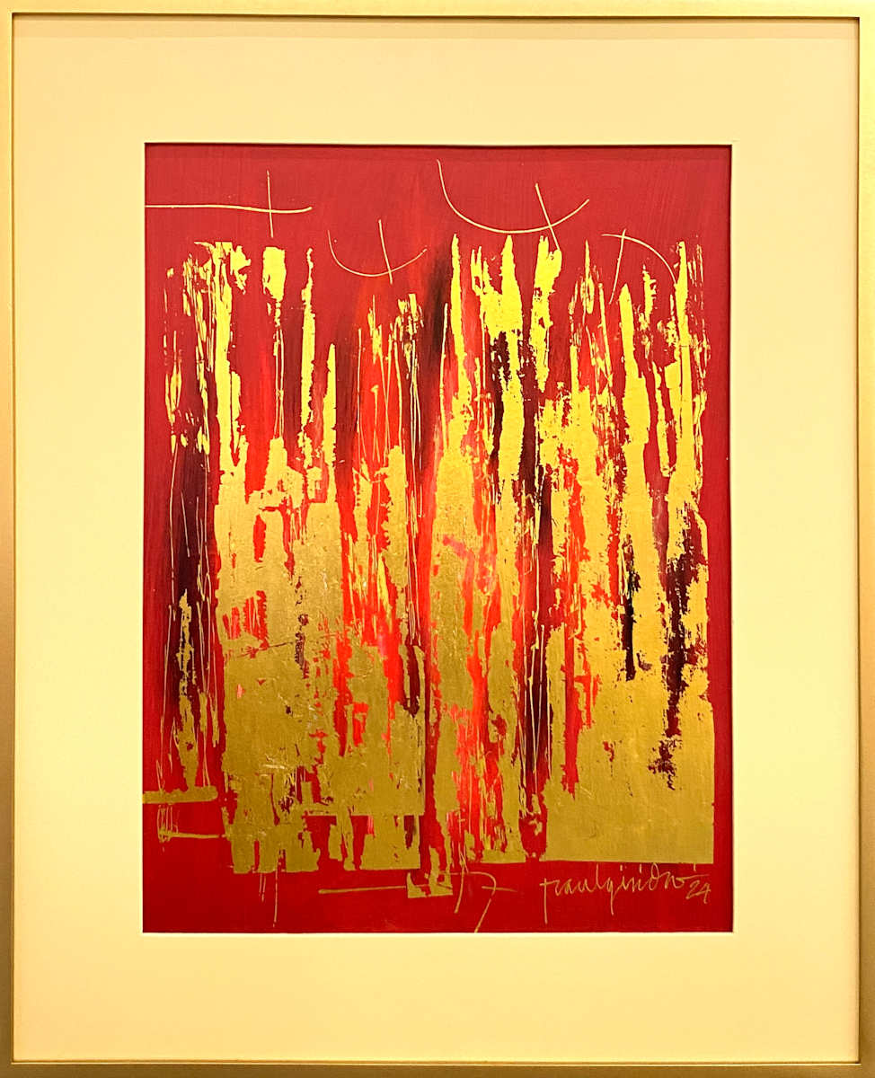 Red Landscape III by Raul Isidro 