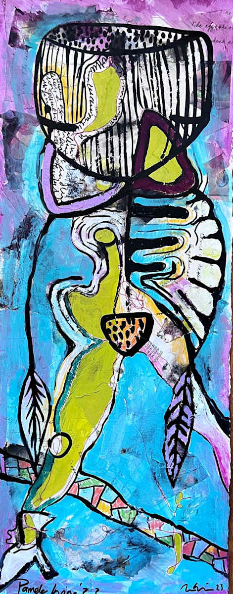 A Boy Within Drawing by Karen Ami, Image 1.
